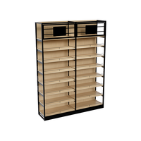 Étagère verticale commerciale pour la présentation du vin. Polyvalent pour divers scénarios, idéal pour les supermarchés et les magasins de proximité.
