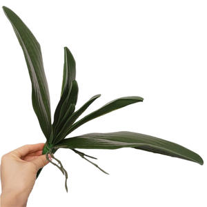 Hojas de Phalaenopsis de Primera Calidad con Tacto Real, Decoración Floral para Bodas, Acción de Gracias, Pascua, Hogar, Planta Artificial Ecológica - Product Image 5