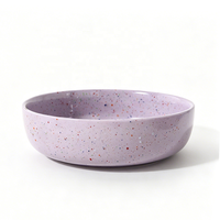 Vaisselle en céramique style nordique effet éclaboussures de peinture, bols, assiettes, tasses et soucoupes en porcelaine pour mariages, fêtes à domicile et cadeaux – Vente chaude