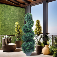 Nouveautés en gros style européen maison bonsaï plantes buis topiaires arbres pour jardin porte d'entrée décoration