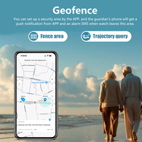 Montre connectée VA6 4G avec appel SOS à un bouton, détection de chute, longue autonomie, suivi de santé, localisation GPS pour personnes âgées et enfants