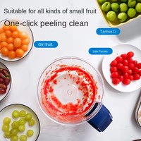Huishoudelijke Oplaadbare Fruit Schilmachine Automatische Kleine Fruit Knoflook Dunschiller Machine Elektrische Fruit Knoflook Schilmachine