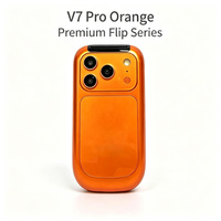 Téléphone pliable Folder2 G1650 double SIM 4G LTE avec clavier, smartphone Android, écran 2,4 pouces, multilingue, vente en gros