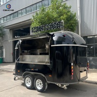 Camion de restauration mobile, remorque alimentaire, chariot à pizza, chariot à crème glacée, machines à café