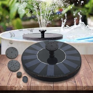Solar Powered Floating Fountain With Battery And Water Separation Protection For Garden Pond Outdoor Use - Product Image 4