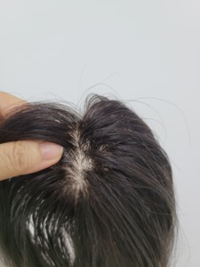 Perruque à clipser en cheveux humains lisses de 12 pouces, couleur noire naturelle, marron, de qualité supérieure, légère, respirante, pour un coiffage quotidien - Product Image 5