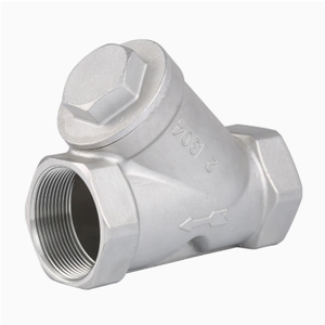 Filtro en Y de rosca hembra manual de acero inoxidable para fábrica/Aire acondicionado central/Bomba de agua/Bomba de refuerzo/Agua - Product Image 4