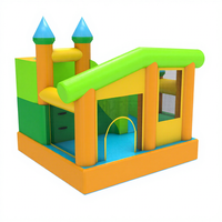 Offre Spéciale Château Gonflable 3x3x3.2m pour Usage Domestique et Commercial, Trampoline Gonflable pour Enfants en PVC, Modèle Wolong IC, Capacité >500KG