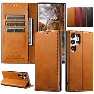 Funda de cuero tipo billetera de TPU magnética de estilo comercial con tarjeta para <span class=keywords><strong>Samsung</strong></span> S25 S24 S23 S22 funda plegable de tarjeta ultra para iPhone 16 15 - Product Image 1