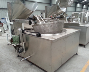 RUN Machinery Automatic Extruded Wheat Flour Dough Mixer Frying Bugles Rice <strong>Crackers</strong> Corn Fried Snacks <strong>Making</strong> Production Line - Product Image 5