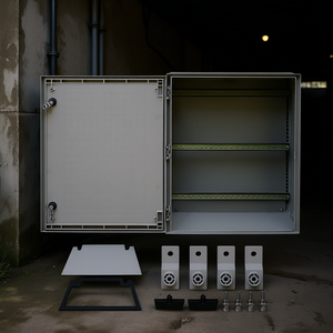 Scatola Elettrica in Fibra di Vetro Nema 4X 24x20x9 Pollici IP66 Impermeabile per Esterni e Interni con Kit di Montaggio - Product Image 2