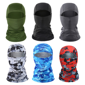 Nhanh Chóng Làm Khô Chiến Thuật Bay Tiger Headgear Balaclava Thể Thao Kem Chống Nắng Băng Lụa Đi Xe Đạp Trượt Tuyết Mặt Nạ In Kỹ Thuật Số Hình Ảnh Phong Cách - Product Image 1