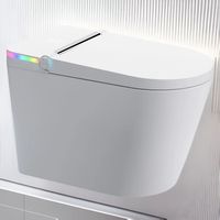Pas de pression d'eau requise, ouverture/fermeture automatiques, siège chauffé, lavage et séchage instantanés à l'eau chaude, toilette bidet moderne