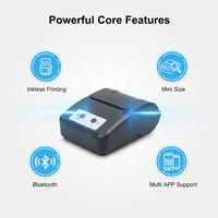 Mini imprimante portable sans fil BT pour téléphone mobile Android iOS, système de point de vente de supermarché, imprimante thermique ZM03
