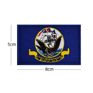 ตราสัญลักษณ์ยุทธวิธีนาวิกโยธินสหรัฐฯ แบบปัก พร้อมแถบตีนตุ๊กแก - Product Image 5