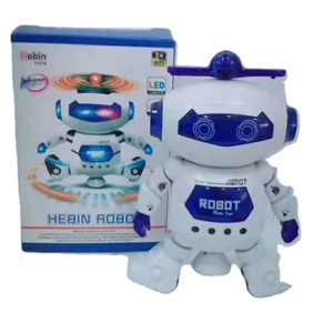 Caja <span class=keywords><strong>de</strong></span> Color 60 por 360 grados <span class=keywords><strong>de</strong></span> rotación con luces Led Robot <span class=keywords><strong>de</strong></span> baile electrónico juguete adecuado <span class=keywords><strong>para</strong></span> <span class=keywords><strong>niños</strong></span> <span class=keywords><strong>de</strong></span> <span class=keywords><strong>3</strong></span> <span class=keywords><strong>a</strong></span>ños 15*8cm Unisex - Product Image 1