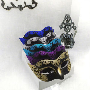 Винтажные маски из ПВХ Hstyle для маскарада, венецианские украшения для вечеринок, костюмы для карнавала, маски для косплея, Хэллоуина, выпускного вечера - Product Image 2