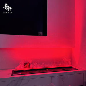 Suministro del fabricante Chimenea 3D Caja de aire silenciosa Chimenea eléctrica Ajuste del tamaño de la llama Chimenea de nebulización con control remoto - Product Image 1