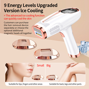 Glace refroidissement indolore Permanent 999,999 Flash Portable ipl dissolvant dispositif ménage aisselles jambe bras Bikini Laser épilation - Product Image 3