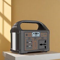Station portable 100W 220V/110V 153.6Wh LiFePO4, générateur solaire, panneau solaire, contrôleur MPPT pour voiture, onde sinusoïdale modifiée, LED