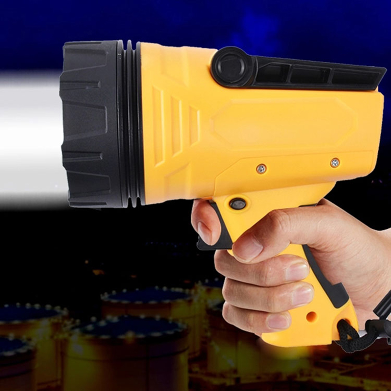 Новый заводской прожектор высокой мощности с портативным ручным поисковым фонарем цена