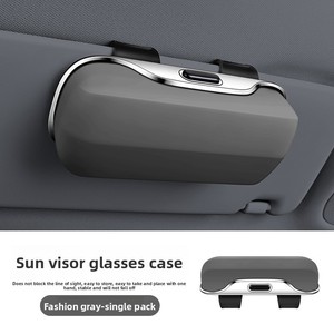 Car Visor Storage <b>Holder</b> ABS Material Multifunctional Sunglasses Card <b>Ticket</b> Organizer - Product Image 1