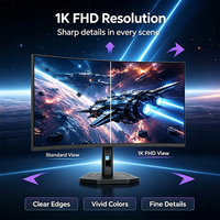 Moniteur de jeu incurvé de 32 pouces QHD 180 Hz 1 ms 1500R avec dalle IPS/VA 110 % sRGB pour l'imagerie médicale et l'affichage en radiologie