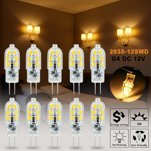 Lampadine LED G4 2835 12SMD DC 12V Bianco Caldo Dimmerabili per Apparecchi di Illuminazione - Product Image 2