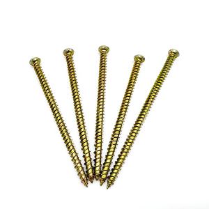 Vis à béton en acier au carbone galvanisé à tête TX, filetages Hi-Lo, filetages en V dentelés pour fixation de cadres de fenêtres en béton - Product Image 5