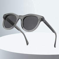 Nouvelles Lunettes de Soleil en Acétate Style Italien avec Monture en Matériau Pin, Design Tendance, Logo Personnalisé pour Femmes et Hommes