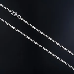 Collier Rolo en Acier Inoxydable pour Femme et Homme, Chaîne Câble Maillons O, Ras-de-cou, Accessoire Bijou DIY, Cadeau pour Elle - Product Image 4