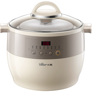 Olla de Cocción Lenta Eléctrica Bear Little Bear de 4.5L con Recipiente Interior de Cerámica, Multifuncional para Sopas y Papillas - Product Image 5