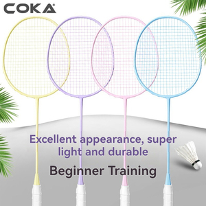 Raqueta de Bádminton de Aleación de Acero con Punto Dulce Ampliado, Agarre Antideslizante y Absorbente de Impactos, Ultraligera y Duradera <span class=keywords><strong>para</strong></span> <span class=keywords><strong>Principiantes</strong></span> - Product Image 2