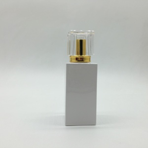 50ml Flat <strong>Refillable</strong> Glass Perfume Spray Bottle with Screw Cap Screen Printed Logo <strong>Reed</strong> <strong>Diffuser</strong> - Product Image 5