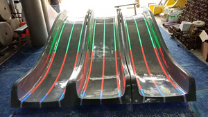 Scivolo per Bambini da Interno/Esterno - Attrezzatura da Gioco in Plastica Rinforzata con Fibra di Vetro per Casa e Scuola - Product Image 3