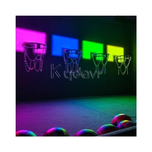 Jeu <span class=keywords><strong>de</strong></span> tir interactif LED multijoueur Kydavr Activate Hoops pour <span class=keywords><strong>salle</strong></span> <span class=keywords><strong>de</strong></span> jeux, compétitif, durable et sûr pour l'intérieur - Product Image 1