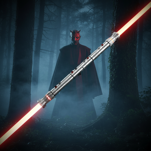 <span class=keywords><strong>Sabre</strong></span> <span class=keywords><strong>laser</strong></span> en métal LGT Sith Lord Darth Maul, lame en polycarbonate, effets de flash lors du choc et d'effets de verrouillage - Product Image 1