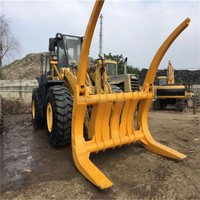 Chargeuse sur pneus Komatsu d'occasion 470/450/Wa470/Wa350, modèle 2014, capacité nominale de 7 tonnes, moteur et boîte de vitesses, prix bas