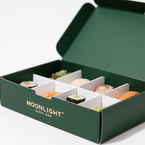 Scatola di imballaggio per Sushi in carta personalizzata riciclabile da <span class=keywords><strong>asporto</strong></span> usa e getta Bento da <span class=keywords><strong>asporto</strong></span> Sushi per andare contenitore per alimenti - Product Image 3