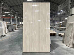 Pannello Rivestimento Murale in PVC UV Effetto Marmo Liscio Lucido Impermeabile con Stampa Venata, Pannello Rigido Tagliato a Quadrato - Product Image 2