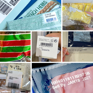 ริบบิ้นถ่ายโอนความร้อนแบบยึดเกาะสูงสำหรับบรรจุภัณฑ์พลาสติกเกรดอาหารและฉลากยา สำหรับการเข้ารหัสวันหมดอายุ ขนาด 30 มม. x 100 ม. - Product Image 4