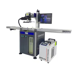 Fabriek Prijs Ccd Vision Automatische Positionering Systeem Plastic Kaarten Acryl Uv Laser Graveur Laser Graveren Markering Machine