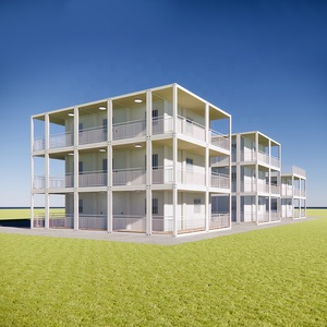 Casa Contenedor Prefabricada Desmontable Personalizada con Estructura de Acero y Paneles Sándwich para Biblioteca, Dormitorio, Oficina, Escuela, Aula - Product Image 5