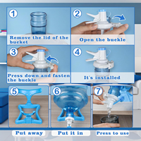Support de fontaine à eau pour camping, distributeur de bouteilles d'eau, support de robinet pour bouteille d'eau de 3 gallons