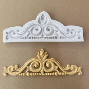 แม่พิมพ์เค้กมงกุฎแสนสวย,อุปกรณ์ตกแต่งเค้กแม่พิมพ์ช็อคโกแลตดินเหนียวลูกกวาด - Product Image 2