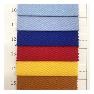 T260 High Quality 16sX16s Twill Weaving Fabric 100% Cotton Rouleau <strong>Tissu</strong> Blanc for Textile Fabrics Men Shirt Fabric - Product Image 3