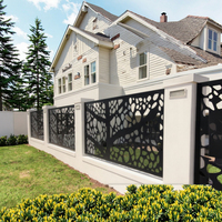Panneaux de clôture décoratifs sur mesure découpés au laser en aluminium pour jardin, portails, treillis, clôtures de cour, finition poudrée – Conception personnalisée Australie