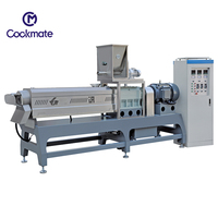 Ligne de production entièrement automatique de chips de pommes de terre et de peaux de crevettes frites Cookmate, capacité de 100 kg/h, 440V/380V