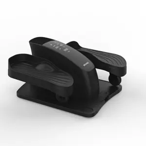 Portable Mini Pedal Exerciser Elliptical Stepper for Leg Rehabilitation Elderly Home Indoor Use with Magnetic Braking System