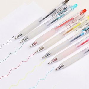 High Quality 0.5mm 0.7mm Retractable Gel Ink <b>Pen</b> <b>Multi</b>-<b>Color</b> Bullet Tip Click <b>Pen</b> Custom Logo Novelty Ballpoint <b>Pens</b> Office Use - Product Image 3